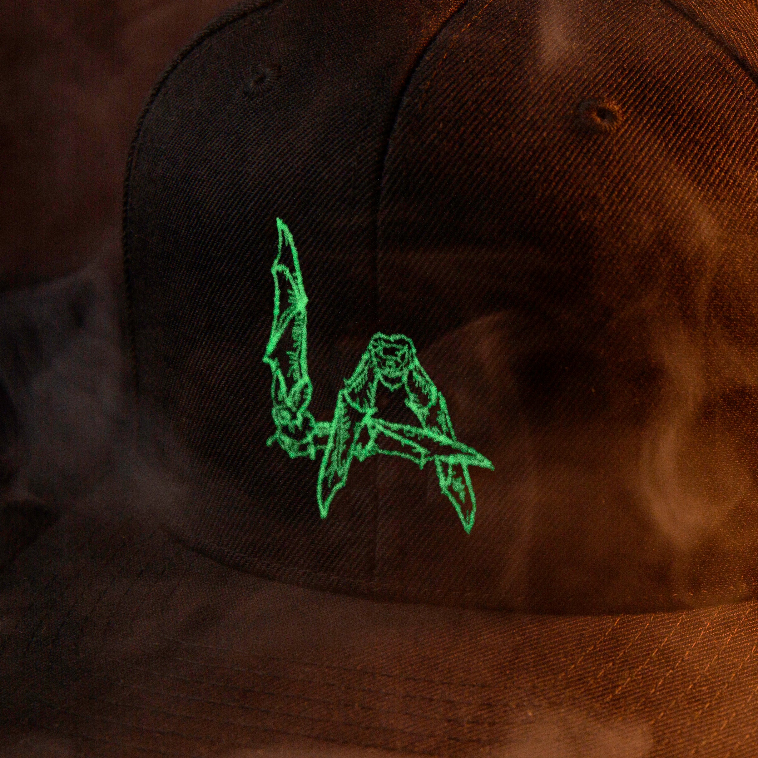 LA Bat Snapback - Glow In The Dark Embroidery