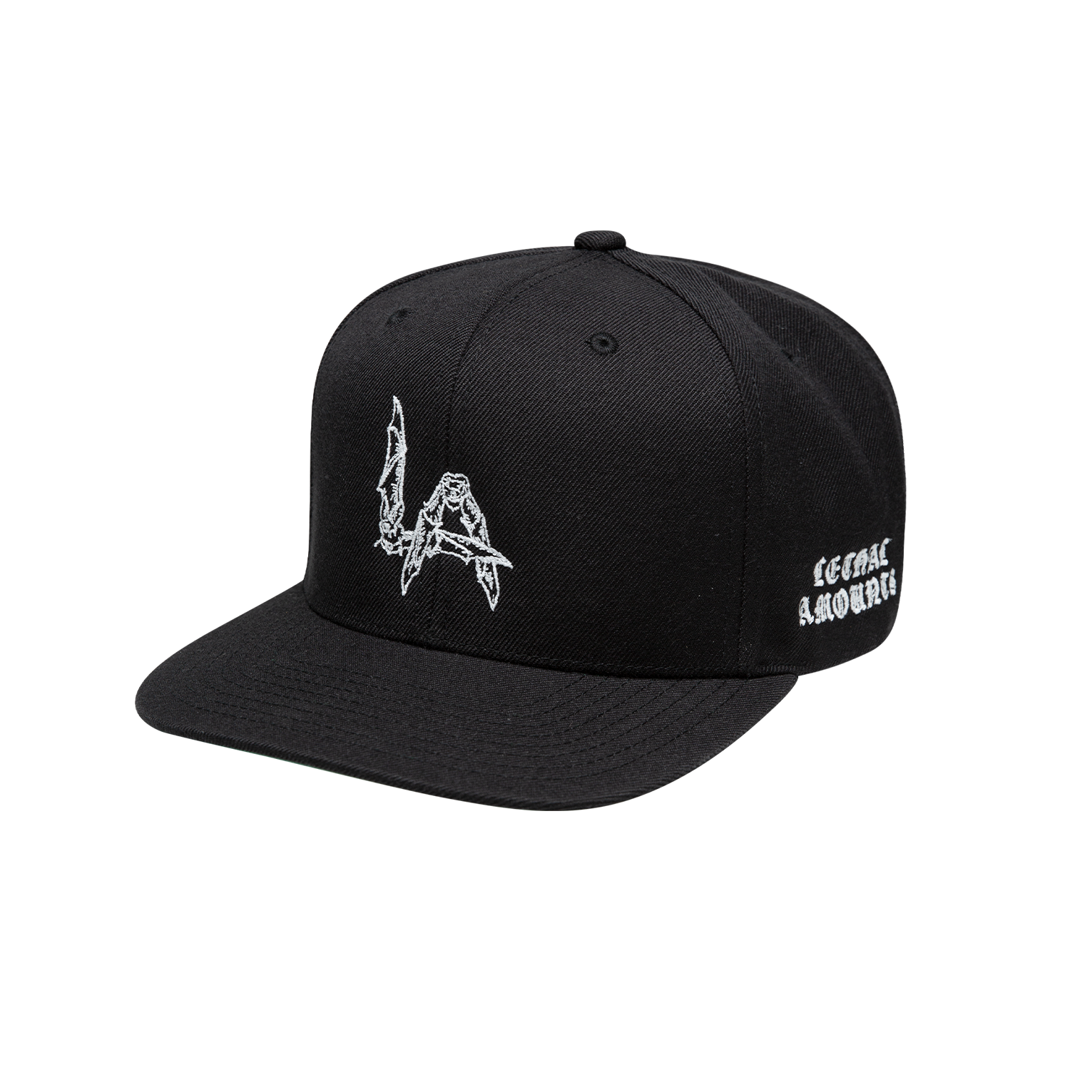 LA Bat Snapback - Glow In The Dark Embroidery