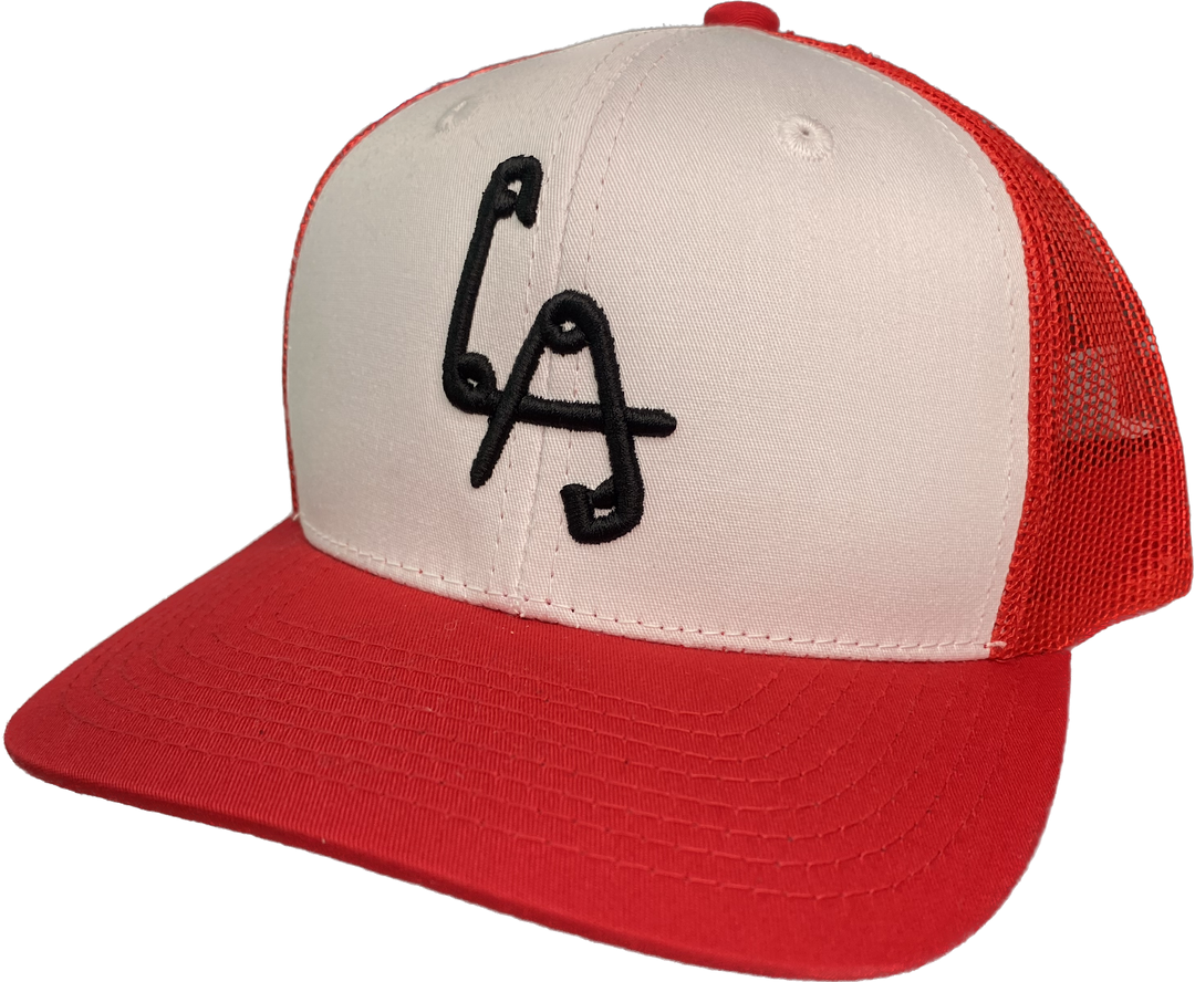 Classic LA Logo Snapback Red Mesh