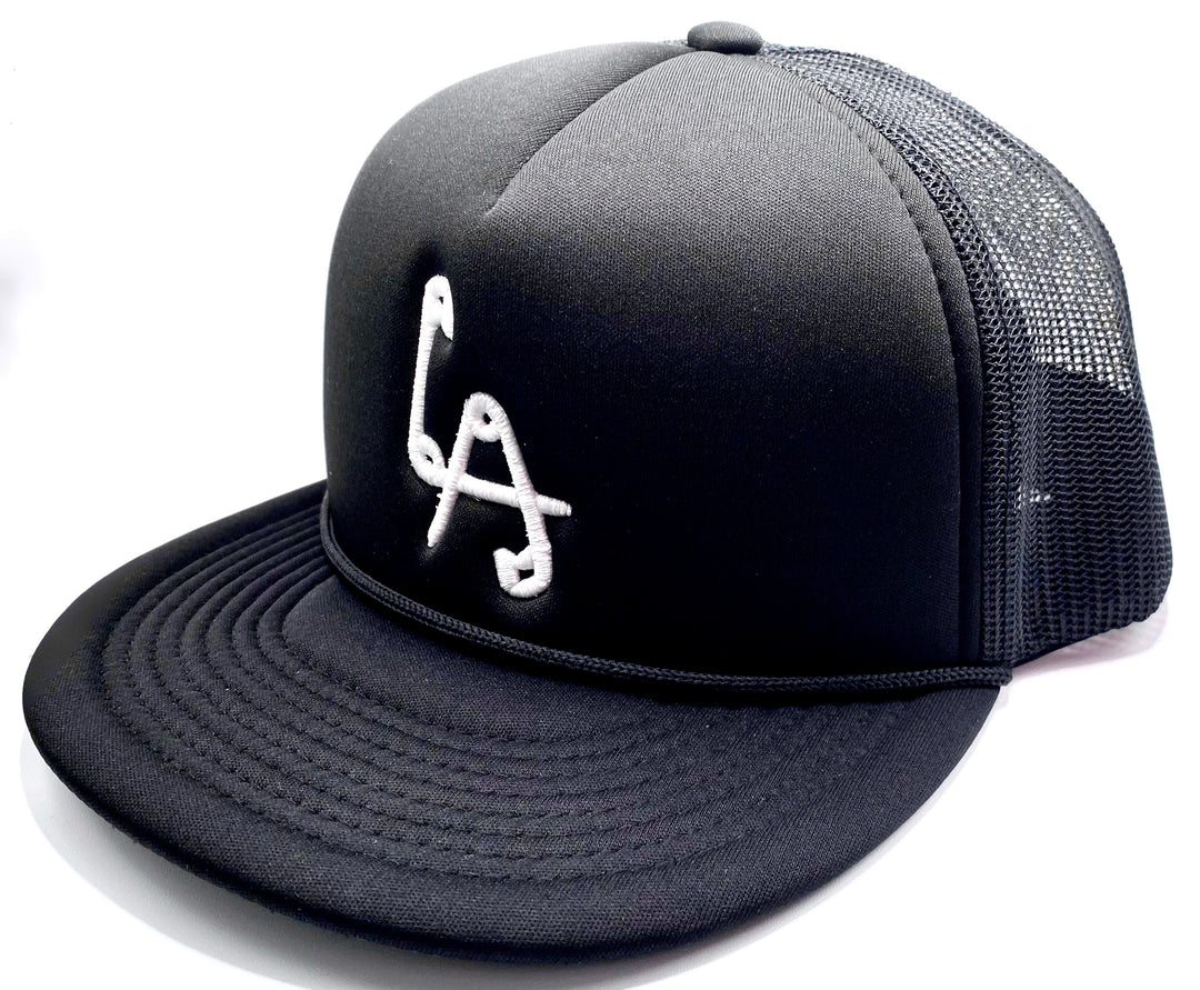 Classic LA Logo Blk Snapback Foam Mesh