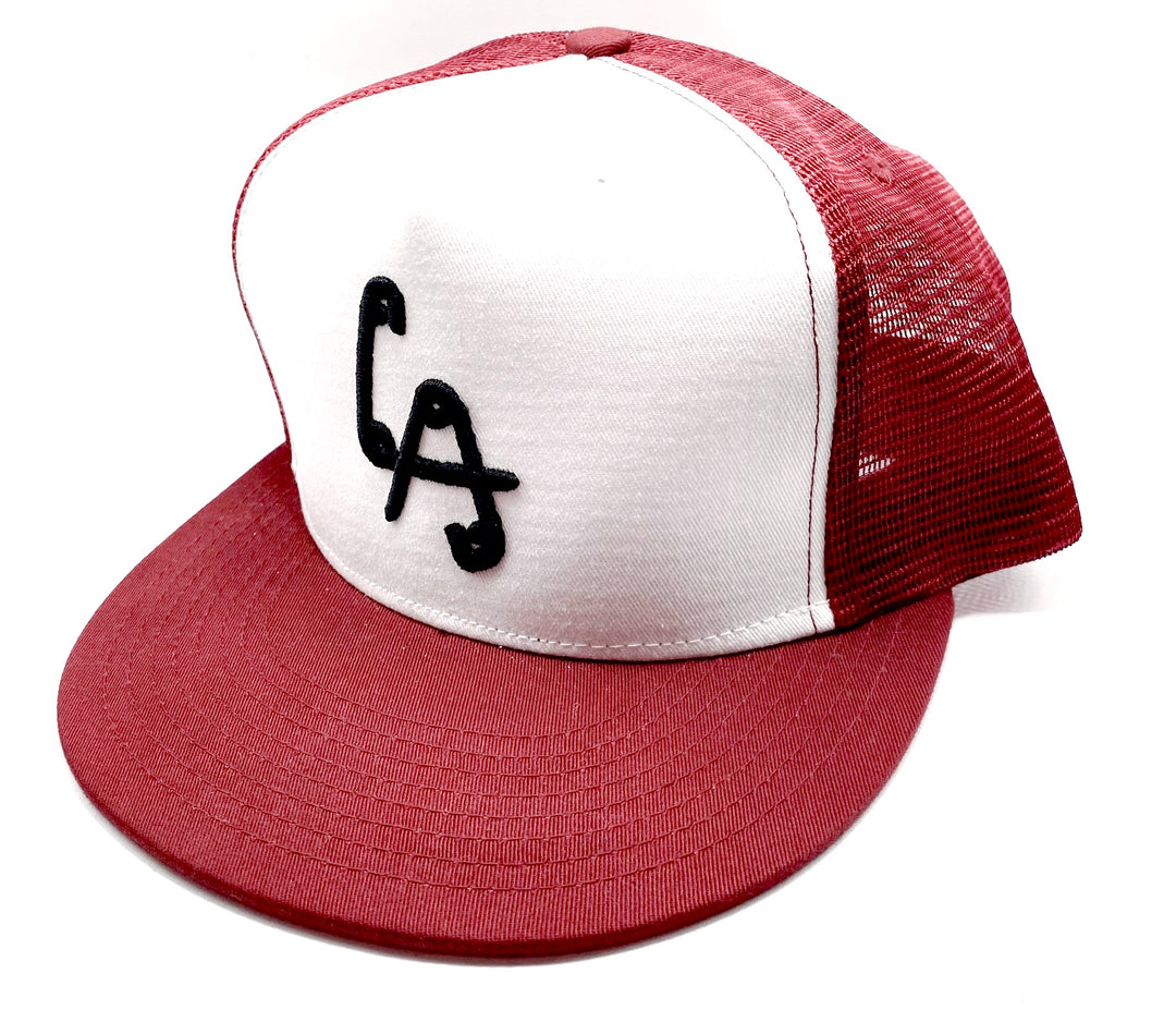 Classic LA Logo Snapback Maroon Mesh