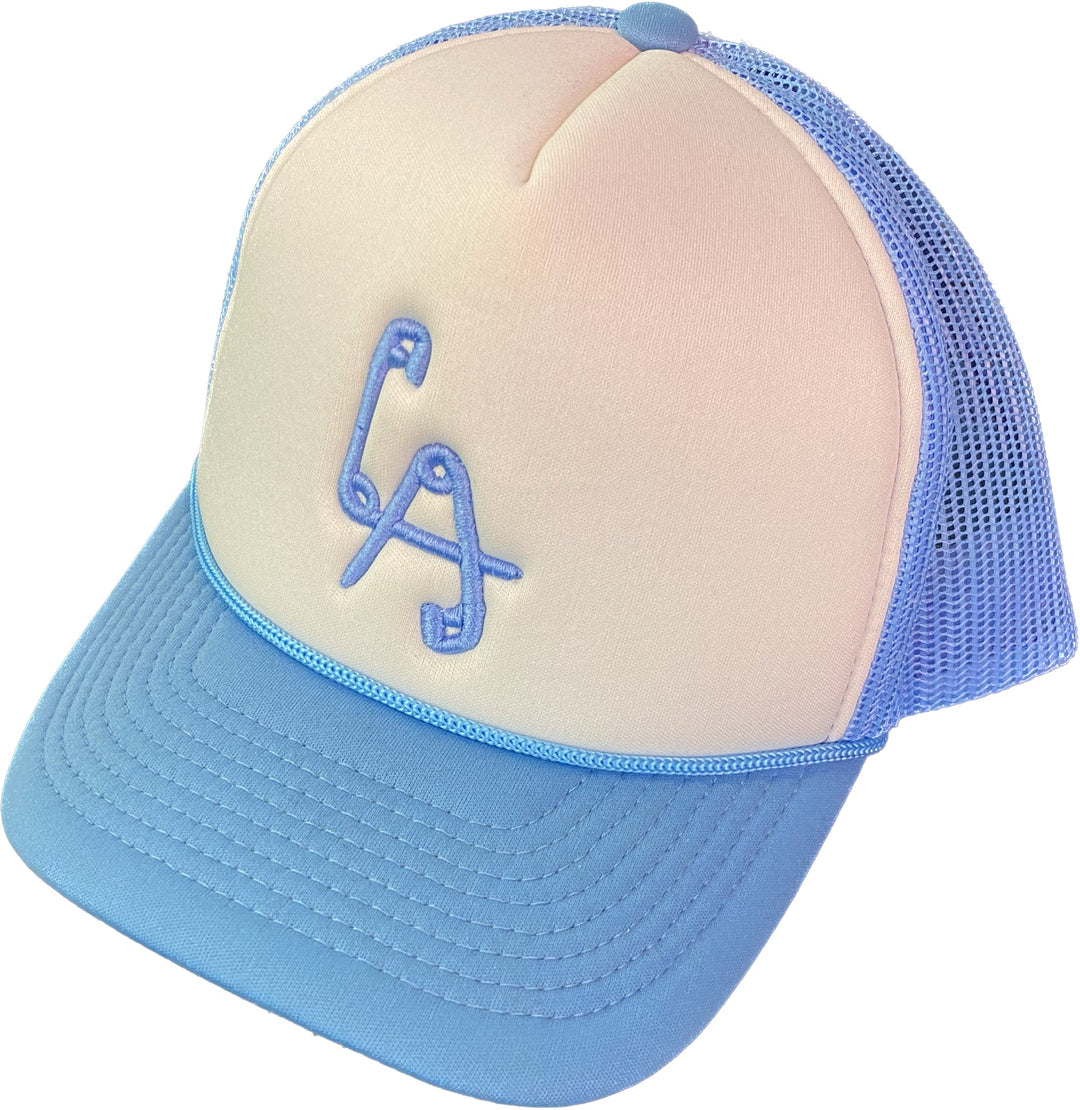 Classic LA Logo Snapback Baby Blue/White